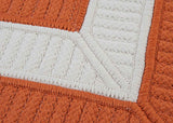 colonial mills rope walk cb93 rust rug