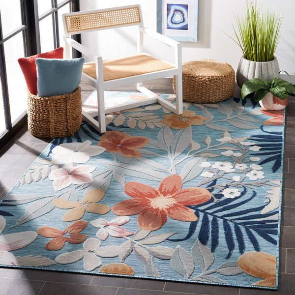 safavieh clearance cabana cbn454j aqua rug