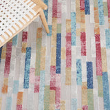 safavieh clearance cabana cbn531q red aqua rug