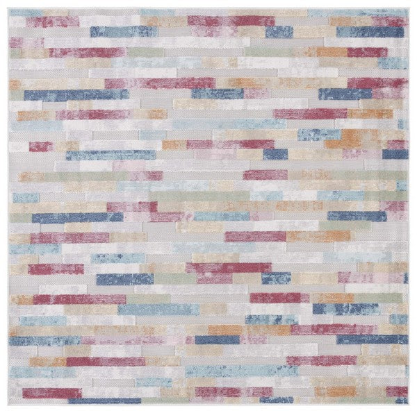safavieh clearance cabana cbn531q red aqua rug