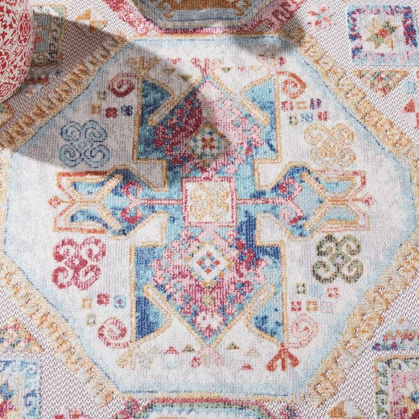 safavieh clearance cabana cbn541p rust blue rug