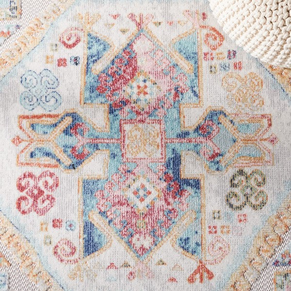 safavieh clearance cabana cbn541p rust blue rug