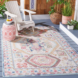 safavieh clearance cabana cbn541p rust blue rug