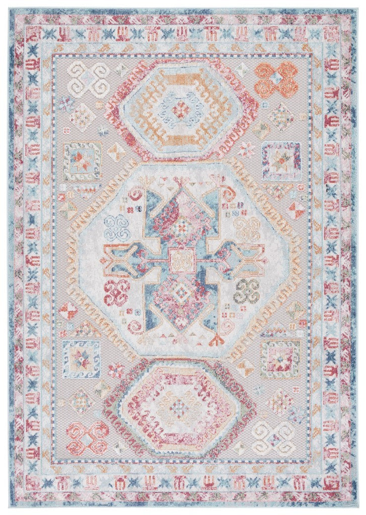 safavieh clearance cabana cbn541p rust blue rug