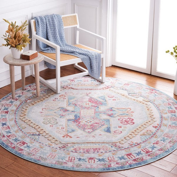 safavieh clearance cabana cbn541p rust blue rug