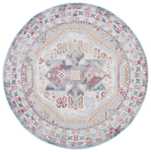 safavieh clearance cabana cbn541p rust blue rug