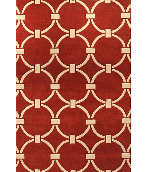 HRI Metro CC3004 Red Rug