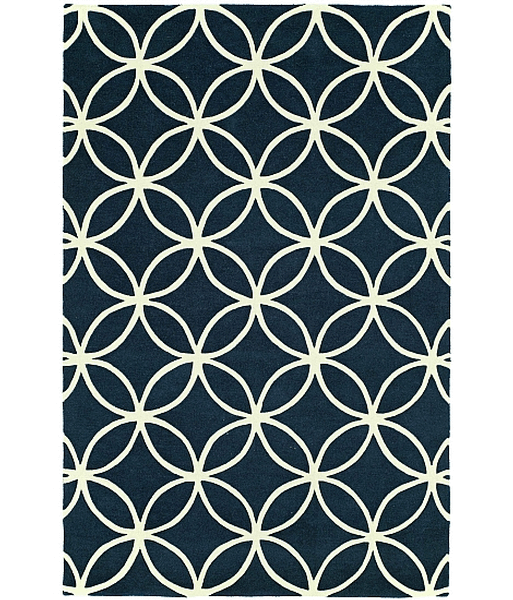 HRI Metro CC3010 Deep Blue Rug