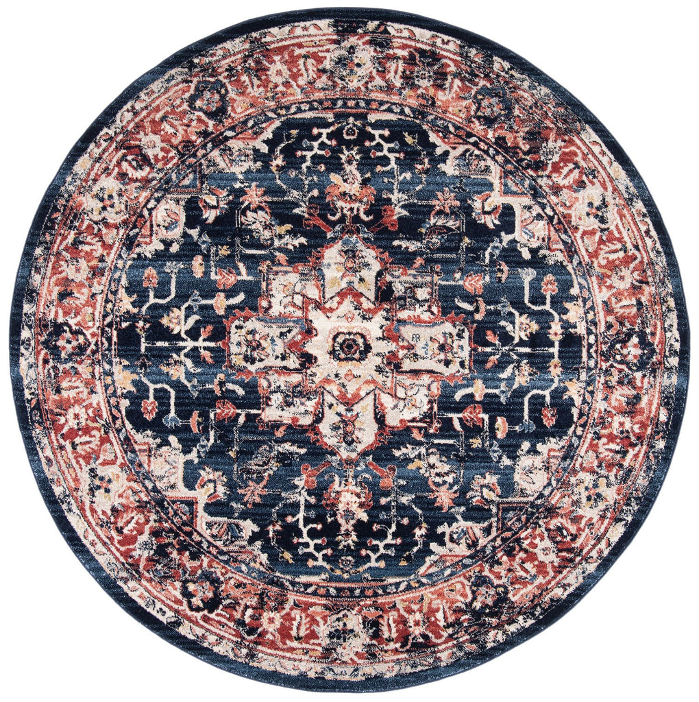 Safavieh Clearance Charleston CHL411L Navy Rug