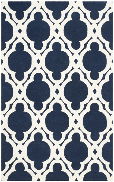 Safavieh Clearance Chatham CHT762C Navy Blue Rug