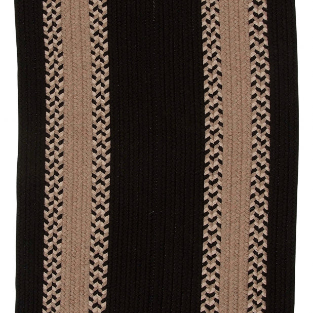 colonial mills corsair banded ci47 black rug