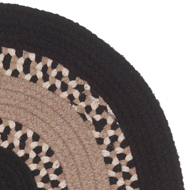 colonial mills corsair banded ci47 black rug