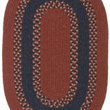 colonial mills corsair banded ci77 red rug