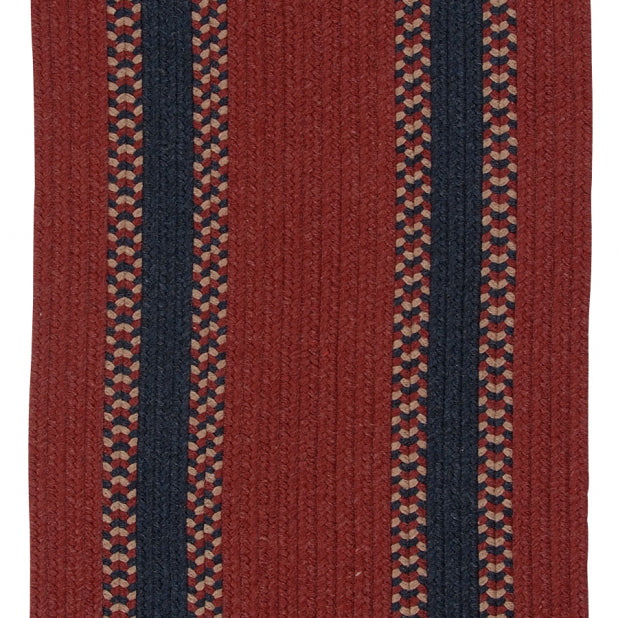 colonial mills corsair banded ci77 red rug