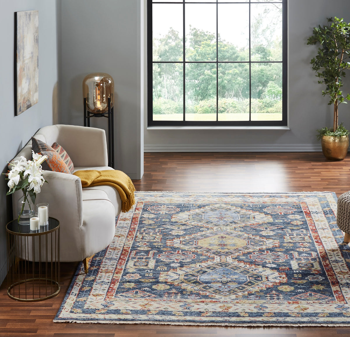 Rugs Done Right Canton CY87 Vintage Blues Rug