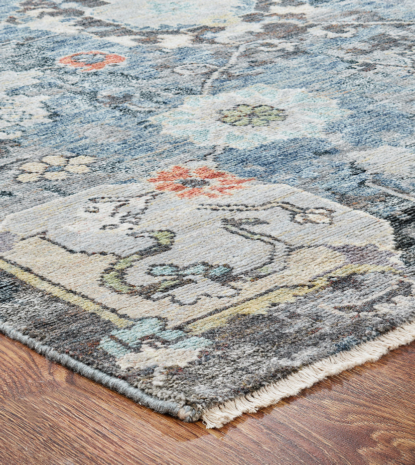 Rugs Done Right Cheshire CA35 Tonal Blues Rug