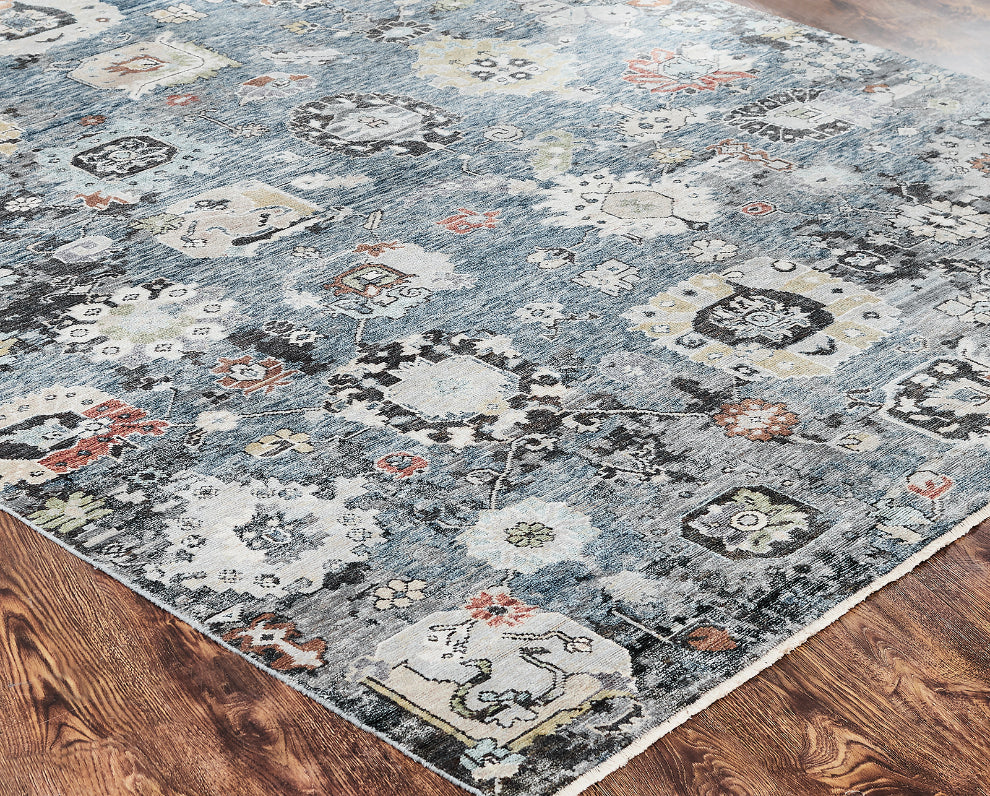 Rugs Done Right Cheshire CA35 Tonal Blues Rug