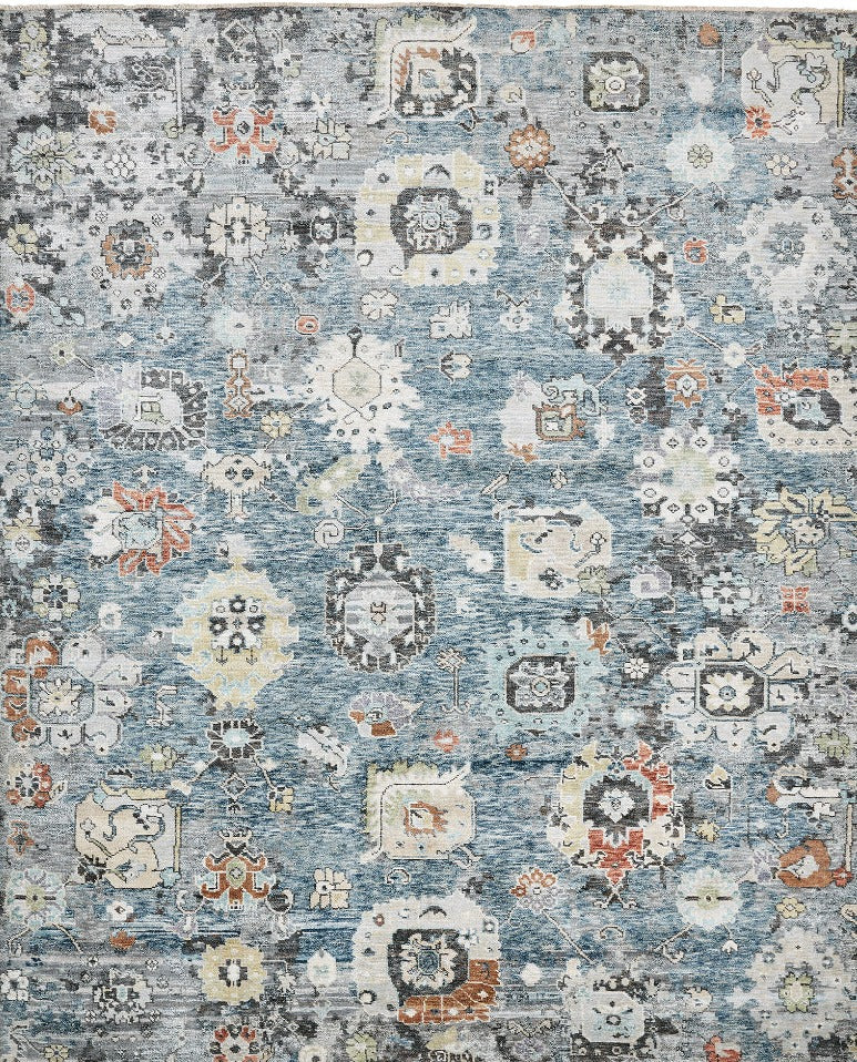 Rugs Done Right Cheshire CA35 Tonal Blues Rug