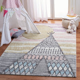 safavieh clearance carousel kids crk117f grey rug