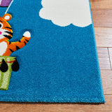 safavieh clearance carousel kids crk118m blue rug