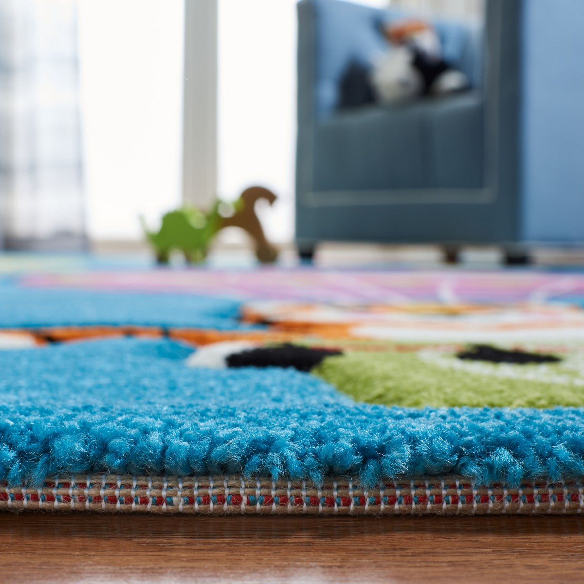 safavieh clearance carousel kids crk118m blue rug