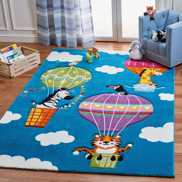 safavieh clearance carousel kids crk118m blue rug