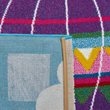 safavieh clearance carousel kids crk118m blue rug