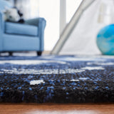safavieh clearance carousel kids crk122m dark blue rug