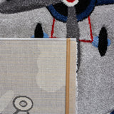 safavieh clearance carousel kids crk137f light grey rug