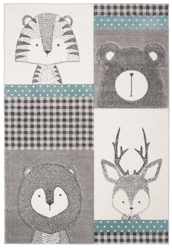 Safavieh Clearance Carousel Kids CRK188B Grey Rug