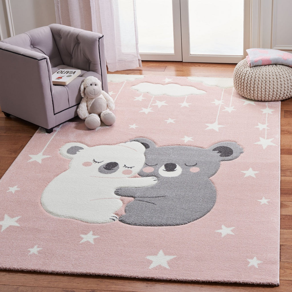 safavieh clearance carousel kids crk195u pink rug