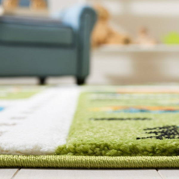 safavieh clearance carousel kids crk197y green rug