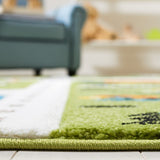 safavieh clearance carousel kids crk197y green rug