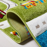 safavieh clearance carousel kids crk197y green rug