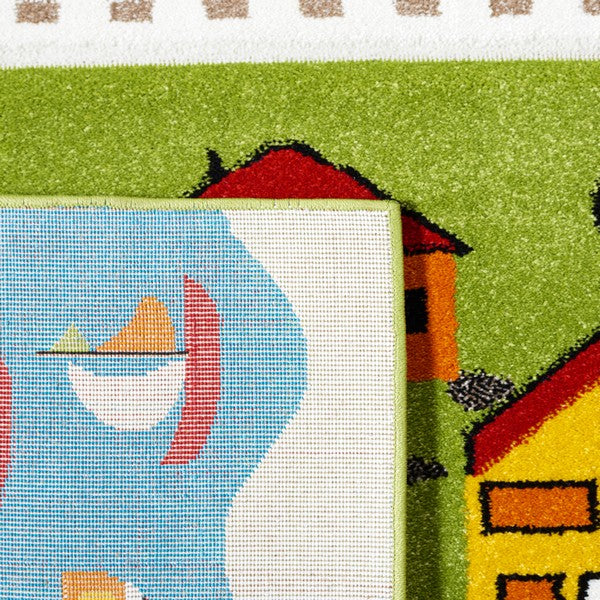 safavieh clearance carousel kids crk197y green rug