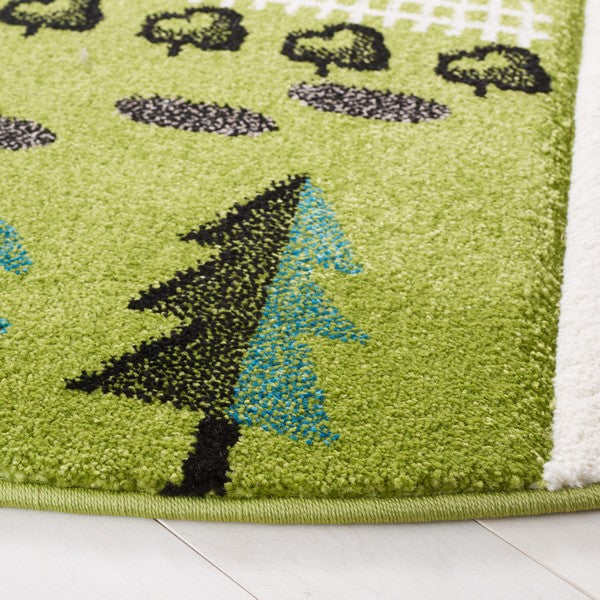 safavieh clearance carousel kids crk197y green rug