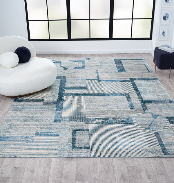 rugs done right concord co25 denim geo rug