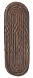 colonial mills cedar cove cv89 dark brown rug