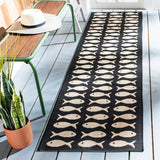 safavieh clearance courtyard cy6013 256 black rug