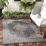 Safavieh Clearance Courtyard CY8232-36621 Black Rug