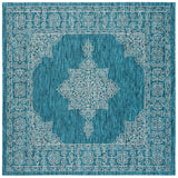 Safavieh Clearance Courtyard CY8232-37221 Teal Rug