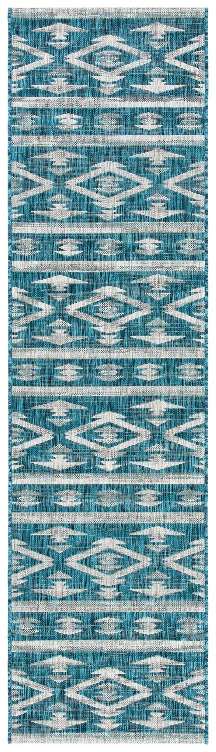 Safavieh Clearance Courtyard CY8863-37221 Teal Rug