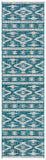 Safavieh Clearance Courtyard CY8863-37221 Teal Rug