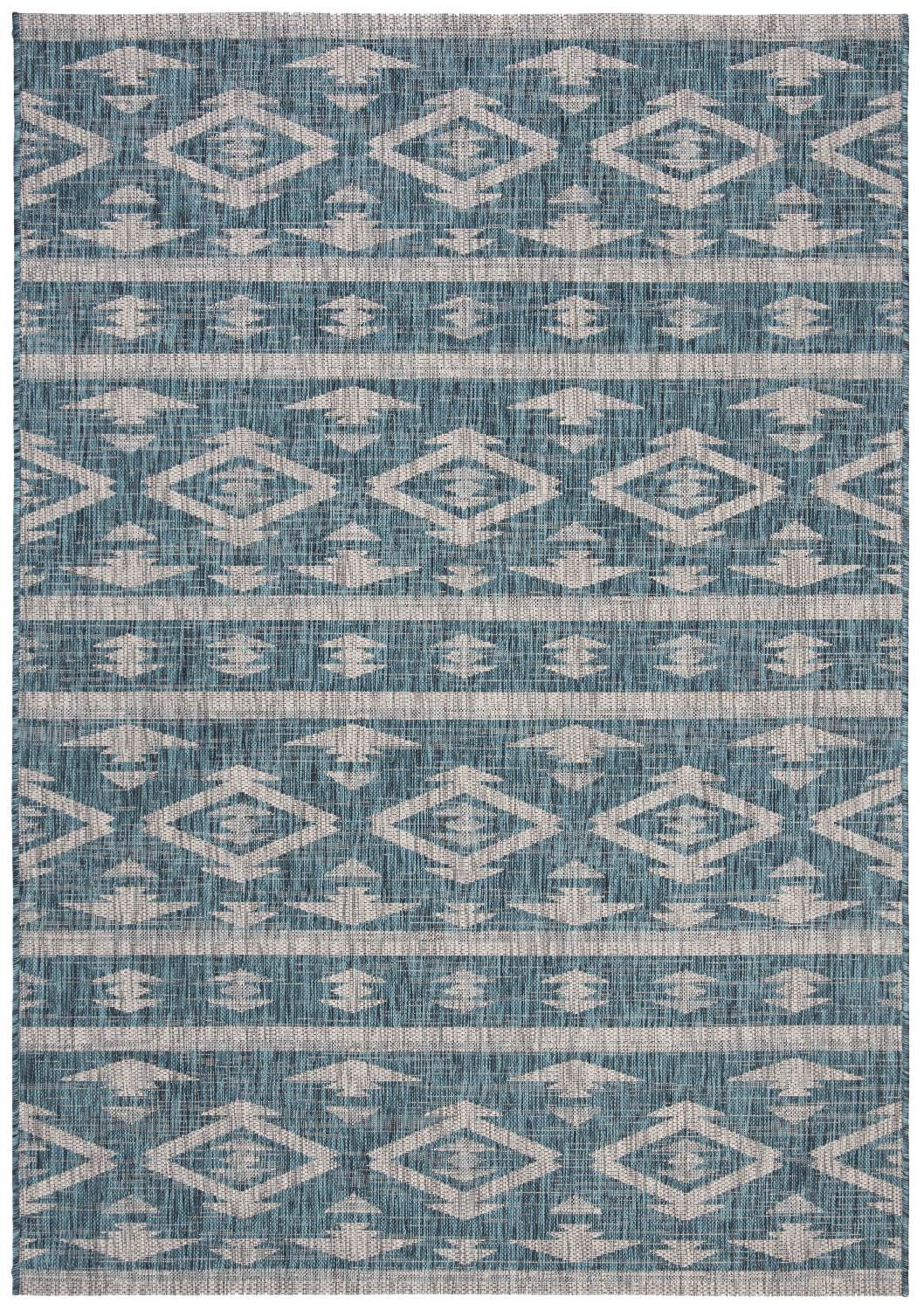 Safavieh Clearance Courtyard CY8863-37221 Teal Rug