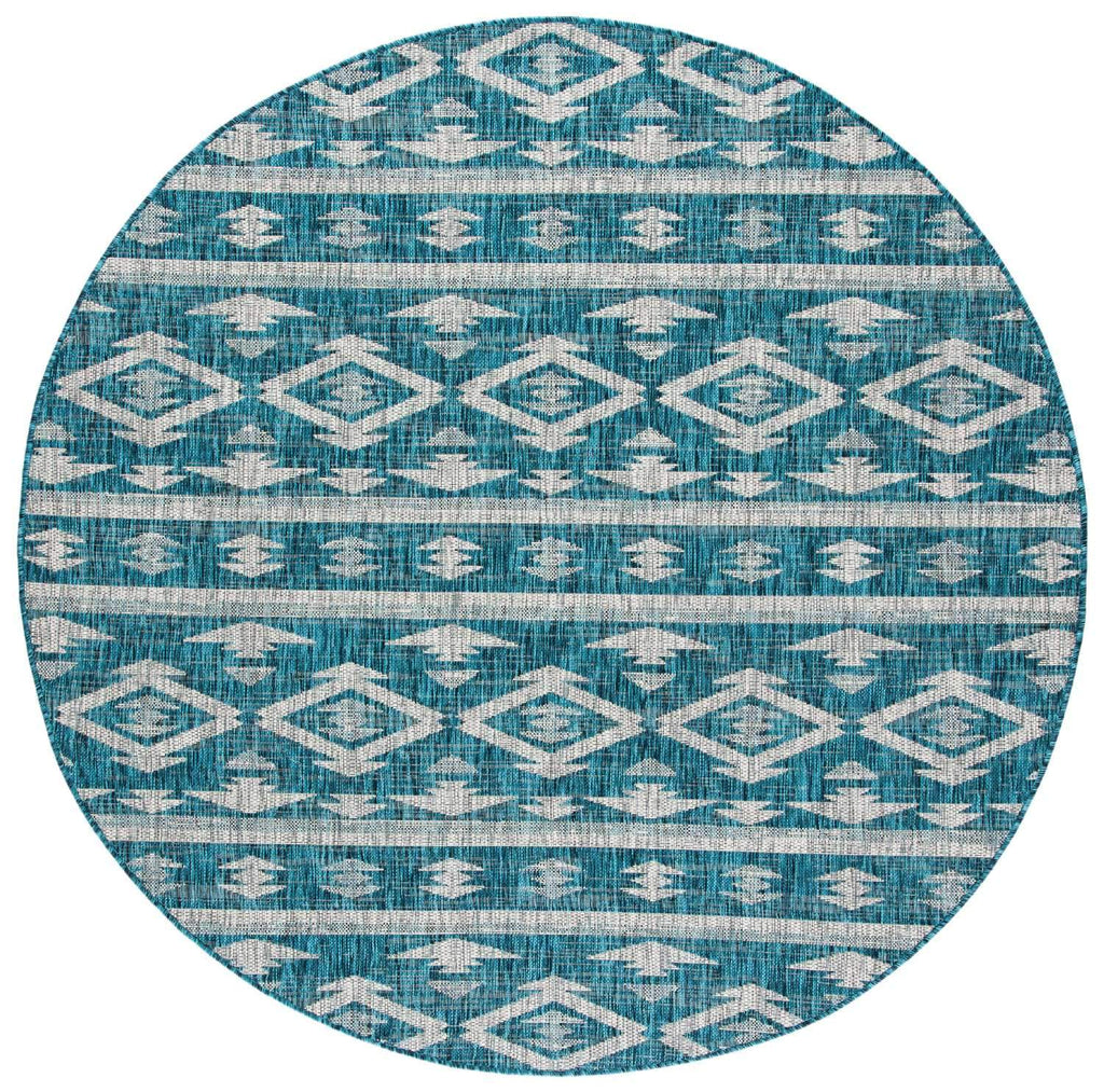 Safavieh Clearance Courtyard CY8863-37221 Teal Rug