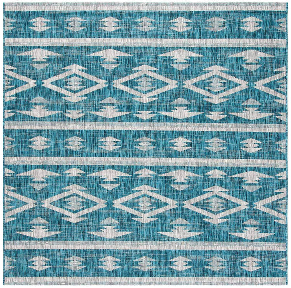 Safavieh Clearance Courtyard CY8863-37221 Teal Rug