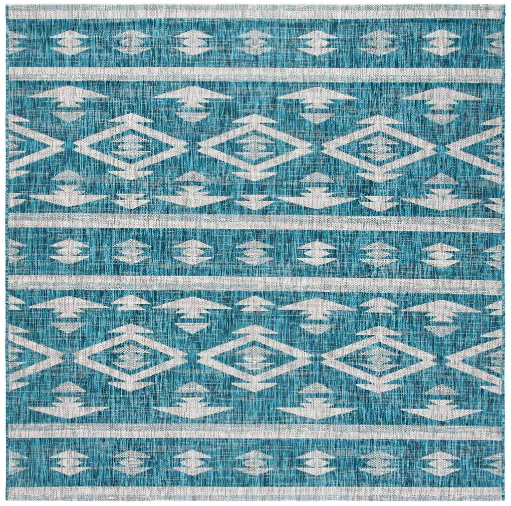 Safavieh Clearance Courtyard CY8863-37221 Teal Rug