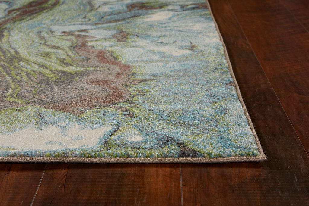 Kas Oriental Illusions 6203 Seafoam Rug