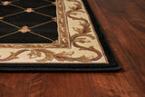 Kas Clearance Corinthian 5321 Black Rug