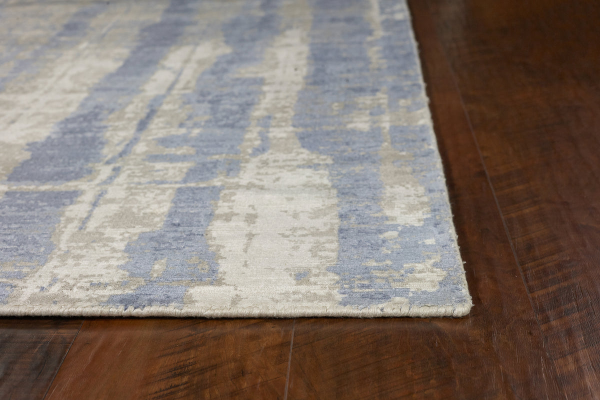 Kas Oriental Indulge 802 Grey Blue Rug